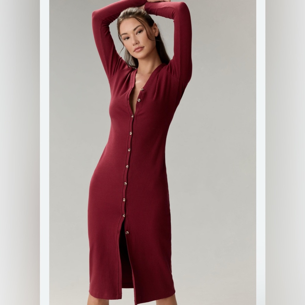 Anthropologie Grey State Mila‎ Midi Dress NWT